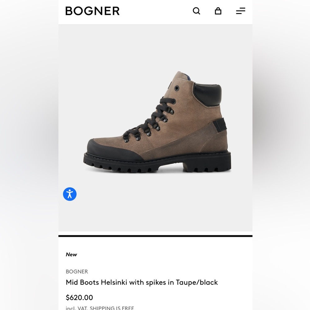 Bogner Square Toe Hiking Ski Boots Brown Nubuck Suede Textile Rubber Sole Sz 40 - Picture 13 of 17